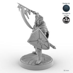 Sword and Shield Human Male Fighter B