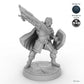 Sword and Shield Human Male Fighter B