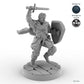 Sword and Shield Human Male Fighter C
