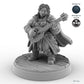 Female Dwarf Bard Lute Player A