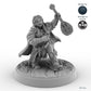 Female Dwarf Bard Lute Player C