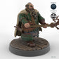 Male Dwarf Bard with Lute B