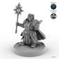 Mace Wielding Female Dwarf Cleric A