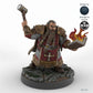 Hammer Wielding Male Dwarf Cleric B