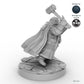 Hammer Wielding Male Dwarf Cleric B