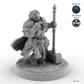 Female Dwarf Fighter with Warhammer B
