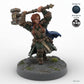 Female Dwarf Fighter with Warhammer C