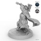 Female Dwarf Fighter with Warhammer C