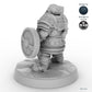 Shield-bearing Male Dwarf Fighter A