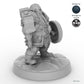 Shield-bearing Male Dwarf Fighter A