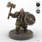 Shield-bearing Male Dwarf Fighter B