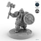 Shield-bearing Male Dwarf Fighter B
