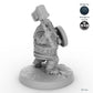 Shield-bearing Male Dwarf Fighter B