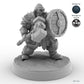 Shield-bearing Male Dwarf Fighter C