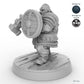 Shield-bearing Male Dwarf Fighter C