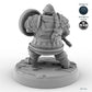 Shield-bearing Male Dwarf Fighter C