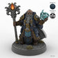 Casting Male Dwarf Mage A