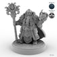 Casting Male Dwarf Mage A