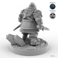 Hooded Male Dwarf Rogue A