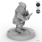Hooded Male Dwarf Rogue B