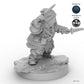 Hooded Male Dwarf Rogue C