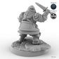 Hooded Male Dwarf Rogue C