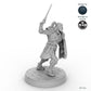 Grimacing Male Elf Fighter B