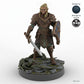 Grimacing Male Elf Fighter C