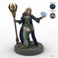 Flame-Wielding Female Elf Mage A