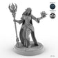 Flame-Wielding Female Elf Mage A