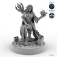 Flame-Wielding Female Elf Mage B