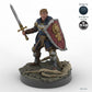 Sword and Shield Human Male Fighter A