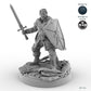 Sword and Shield Human Male Fighter A