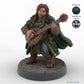 Female Dwarf Bard Lute Player A