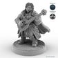 Female Dwarf Bard Lute Player A