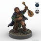 Female Dwarf Bard Lute Player C