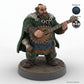Male Dwarf Bard with Lute A