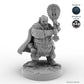 Male Dwarf Bard with Lute C