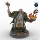 Hammer Wielding Male Dwarf Cleric B