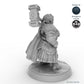 Female Dwarf Fighter with Warhammer A