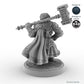 Female Dwarf Fighter with Warhammer A