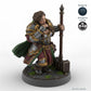 Female Dwarf Fighter with Warhammer B