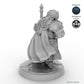 Female Dwarf Fighter with Warhammer B