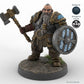Shield-bearing Male Dwarf Fighter A
