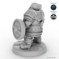 Shield-bearing Male Dwarf Fighter A
