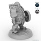 Shield-bearing Male Dwarf Fighter A