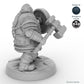 Shield-bearing Male Dwarf Fighter C