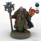 Casting Male Dwarf Mage A