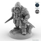 Hooded Male Dwarf Rogue A