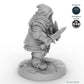 Hooded Male Dwarf Rogue B